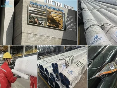 Sending til Mexíkó - Octal Pipe skilar API 5L bekk B óaðfinnanlegum rörum með...